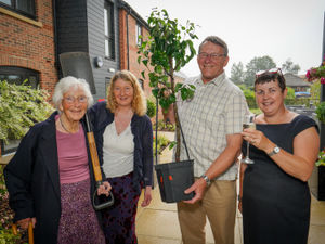 Supporting image for story: Tree planted at village near Market Drayton in Derek's honour