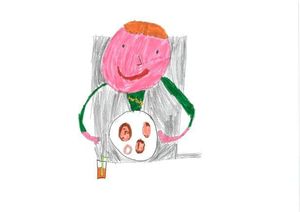 Ed was a fan of the breakfast on offer - and found a new friend in one of the hotel's friendly waiters