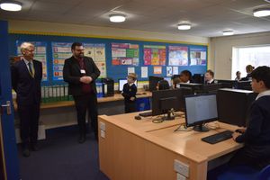 Lord Johnson visiting Prep School Year Four
