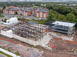 Supporting image for story: Dudley College's new £32 million innovation centre rising up from ground