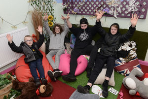 Youngsters enjoying themselves at the Fun Club Hub 