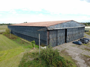 Hangar 4 at RAF Peplow has gone up for sale for £385k (TSR)