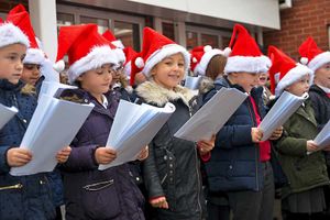 Supporting image for story: Wolverhampton schoolchildren bring festive spirit to Bilston market