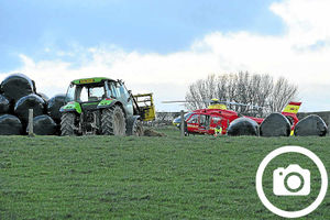 Supporting image for story: Shropshire farmer impaled on baler forks