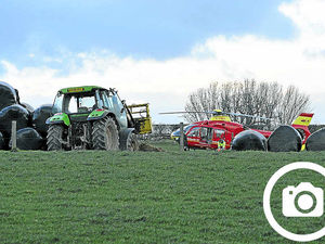 Supporting image for story: Shropshire farmer impaled on baler forks