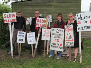 Supporting image for story: Shropshire residents try to slow down speeders