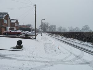 Snow in Wheaton Aston. Pic: Kirsten Rawlins
