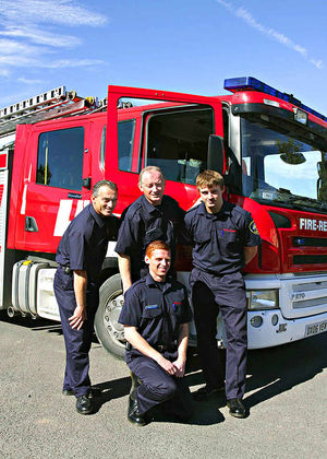 The Willis family rescuers, Glenn, Adam, Connor and Craig, did their bit during the devastation