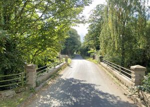 Church Street, Condover, which crosses Cound Brook. Photo: Google