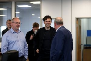 Ryan Mason meets West Brom staff as he arrives at West Brom (Photo by Adam Fradgley/West Bromwich Albion FC via Getty Images)