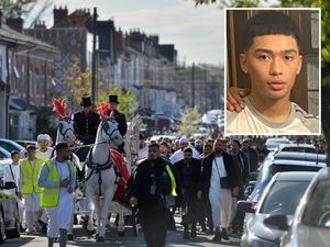 Supporting image for story: Thousands turn out for funeral of teenage boxer Ali Tazeem
