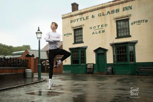 Ballet student James Garrington during a recent photo shoot at the Black Country Living Museum in his native Dudley