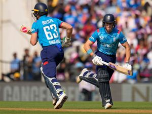 Supporting image for story: Jos Buttler and Jacob Bethell half-centuries give England something to bowl at