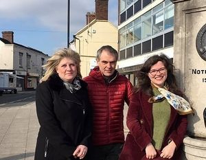 Jane Pinter, Andy Burford and Concepta Cassar