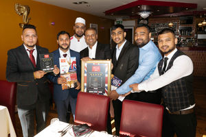 Third Place Indian Restaurant in Shrewsbury have won Restaurant of the Year 2024 for Shropshire in the National Curry Awards..