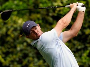 Supporting image for story: Rory McIlroy four shots behind leader Xander Schauffele at Wells Fargo