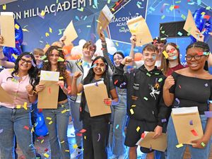 Supporting image for story: West Midlands GCSE students celebrate their success with a cheer - and look to the future as they receive their results