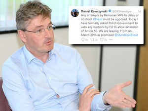 Supporting image for story: Calls for Shrewsbury MP to publish Brexit letter to Polish government