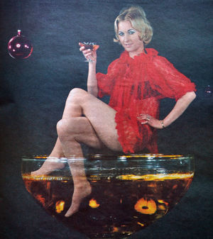 Dan's full picture of Mrs Pamela Easthope which appeared in the Shropshire Star on Christmas Eve, 1971.