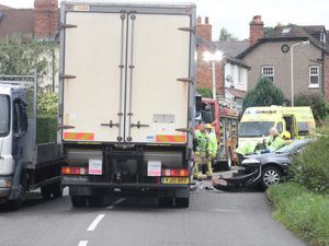 Supporting image for story: Man cut free from car after Ellesmere lorry crash 

