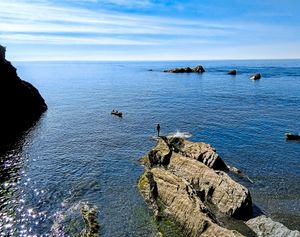 Now you sea it – Tunnels Beaches in Ilfracombe with its rugged coastal landscape