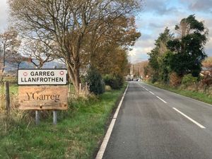The road is closed close to where the teenagers' car was found. Photo: Sue Austin.