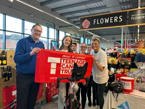 Supporting image for story: Supermarket workers in Telford raise £8,000 for charity with cycle-athon