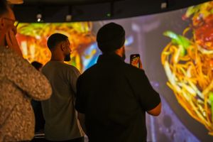 A captivating video was showcased to guessed, from within the NBI's innovative igloo.