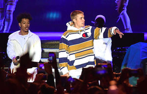 Superstar Justin Bieber performs at V in 2016