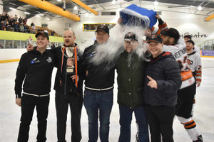 Tigers coaching staff get a soaking