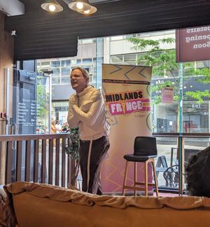 Corin Rhys Jones in the opening of his one-man show, Renfield.