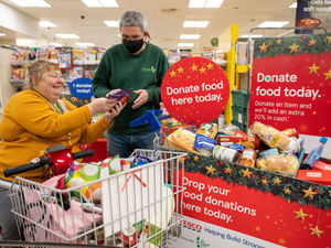 Supporting image for story: Caring Tesco customers donate by the trolley load in Wolverhampton