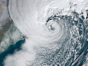 Supporting image for story: These satellite images show the terrible power of the ‘bomb cyclone’ as it passes over the US