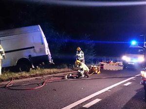 Supporting image for story: Van driver hurt in A449 crash