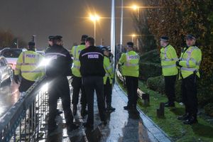 Police at Star City in Birmingham. Photo: SnapperSK