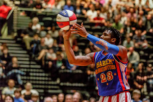 The Harlem Globetrotters in Birmingham. Credit: Chris Bowley