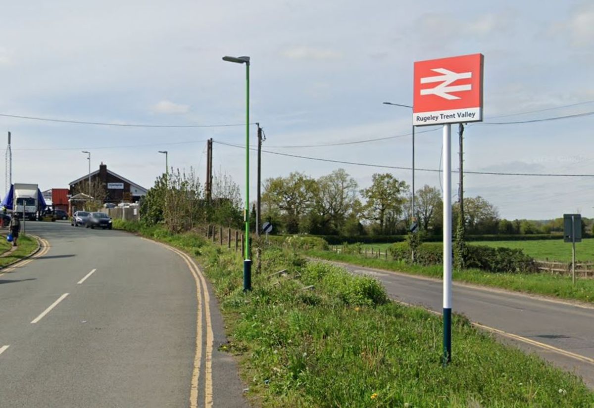 Police investigating after person pronounced dead on rail line near Rugeley