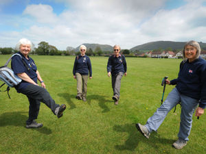 Supporting image for story: Church Stretton fundraisers complete 375 mile walking challenge