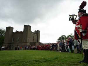 Supporting image for story: Hillsborough ‘Castlemen’ parade at full strength for first time since 1890