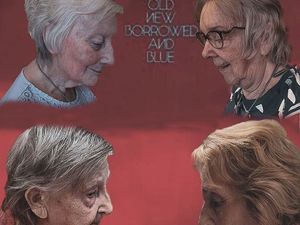 Supporting image for story: Care home residents pay homage to Slade by recreating iconic album cover 