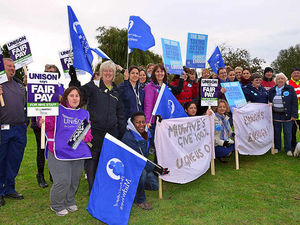 Supporting image for story: One in three paramedics joined in Shropshire health strike
