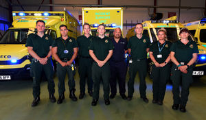 Some of the dedicated West Midlands Ambulance Service staff