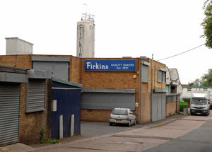 The Firkins factory shop in West Bromwich where glue was poured into padlocks.