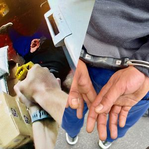 Arrested - police caught the man