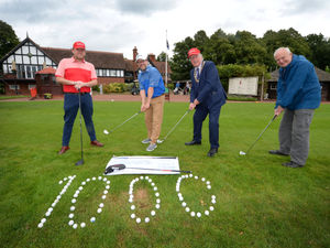 Supporting image for story: Specially-designed golfing caps sold to raise £1,000 for Newport X-ray appeal