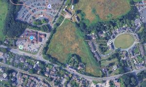 The site as seen from the air. Picture: Google Maps