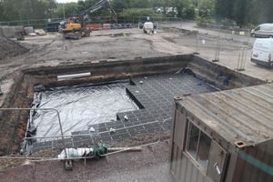 Renovation work is underway at Telford Central Fire Station at Stafford Park