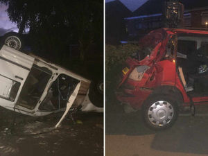 Supporting image for story: Boy flung from van in Walsall crash