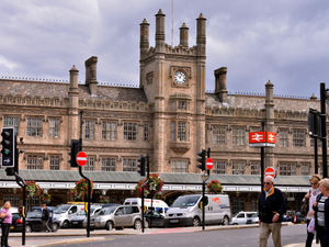 Supporting image for story: Shrewsbury train station to light up blue for the NHS this evening