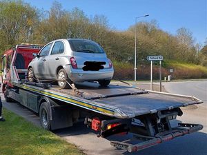 Police have seized an abandoned vehicle in Telford. Picture: Telford & Wrekin Police. 